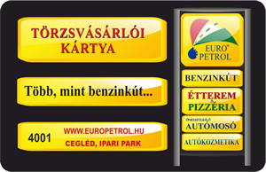 Törzsvásárlói kártya